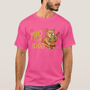 Camiseta Pho Good Fox comida asiática Pho Bowl Pho Noodle S
