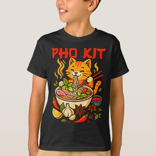 Camiseta Pho Kit Mariners Gato Meme Divertido  (Anverso)