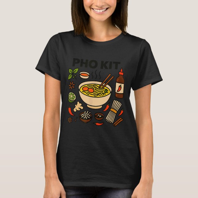 Camiseta Pho Kit Vietnamese Food  (Anverso)