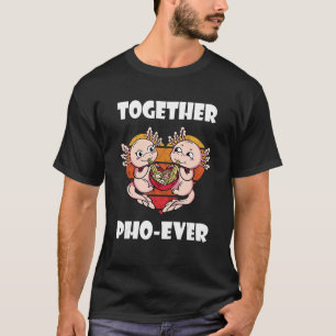 Camiseta Pho Mejor Amigo Retro Heart Axolotl Pho Bowl Vietn