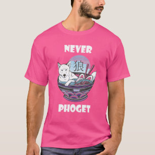 Camiseta Pho Never Inu Shiba Pho Tazón Sopa De Fideos Vietn