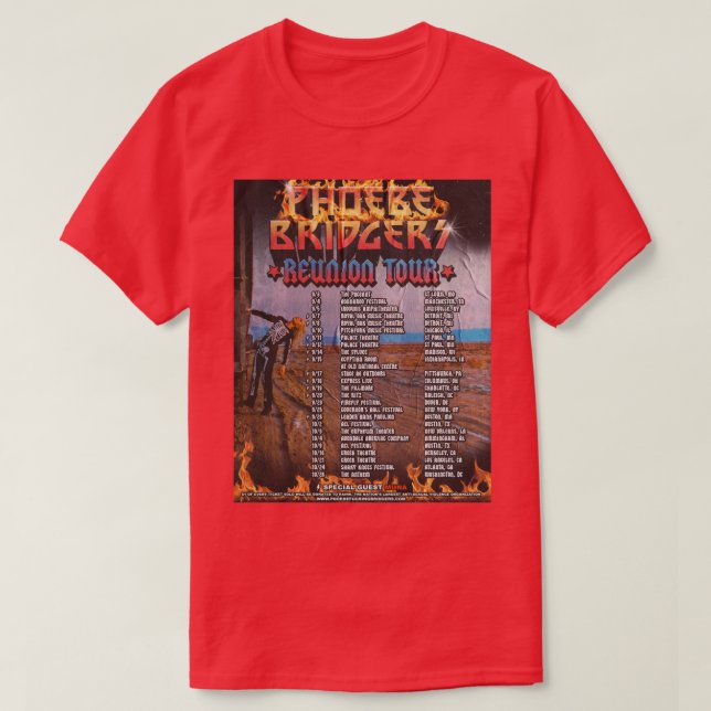 Camiseta Phoebe Reunion Tou (Diseño del anverso)