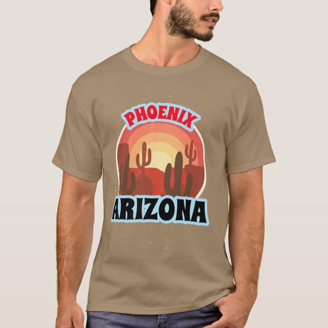Camiseta PHOENIX ARIZONA CACTUS SHIRT STICKER GIFT IDEA Box (Anverso)