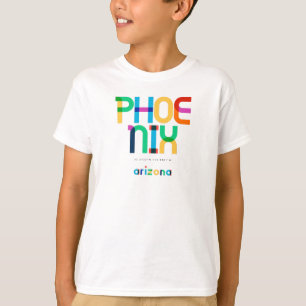 Camiseta Phoenix Arizona de mediados de siglo, Arte Pop,