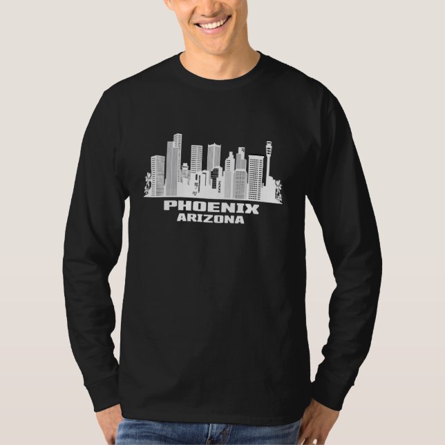 Camiseta Phoenix Arizona Skyline American Cityscape America (Anverso)