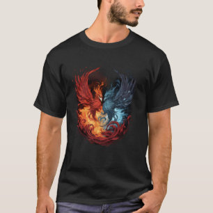 Camiseta Phoenix Artwork Mithical Bird Rejuvenecimiento Pho