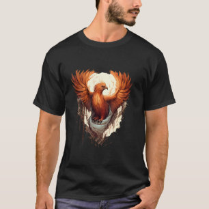 Camiseta Phoenix Artwork Reborn Firebird Rejuvening Mythi
