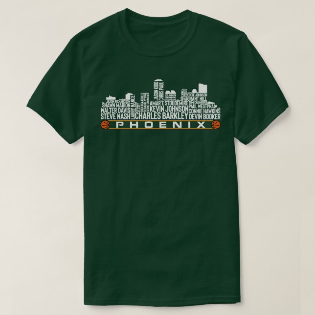 Camiseta Phoenix Basketball Team All Time Legends Phoenix C (Diseño del anverso)