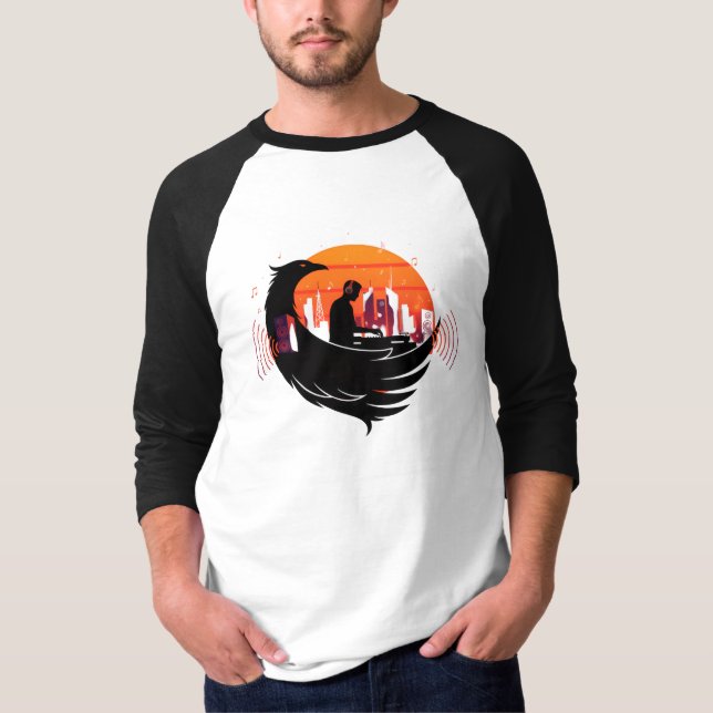 Camiseta "Phoenix Beats - El ascenso del DJ" (Anverso)
