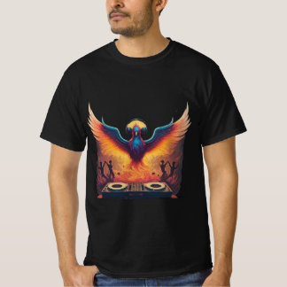 Camiseta Phoenix Beats: enciende tu estilo con un DJ furios