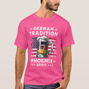 Camiseta Phoenix Beer Driinking Bandera Americana Águila Al