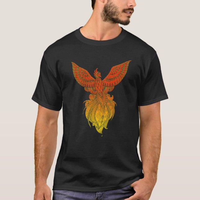 Camiseta Phoenix Bird Mystical Creature Mythology (Anverso)