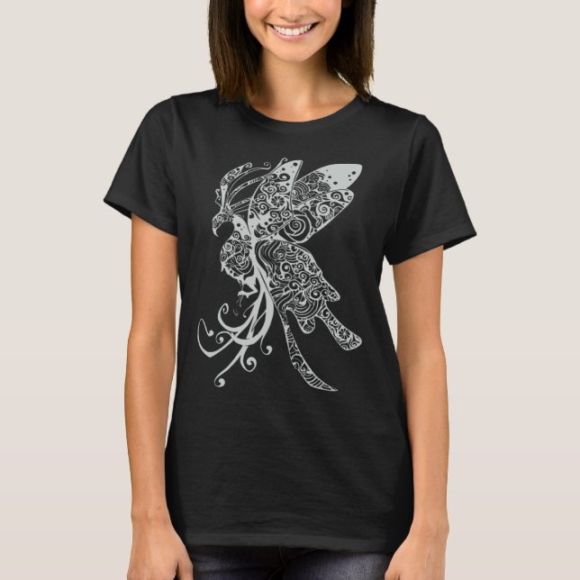 Camiseta Phoenix Bird Rebirth Mandala (Anverso)