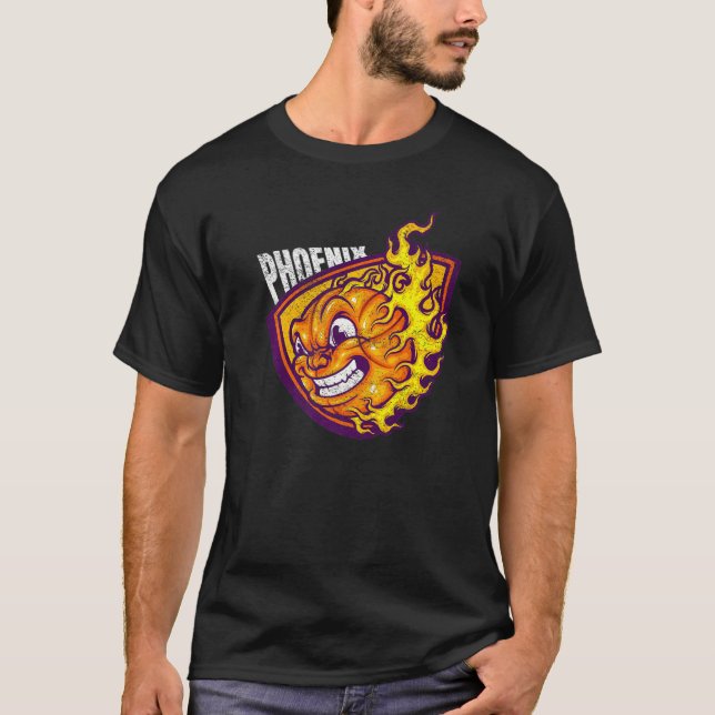 Camiseta Phoenix City Arizona Basketball State Retro Valley (Anverso)