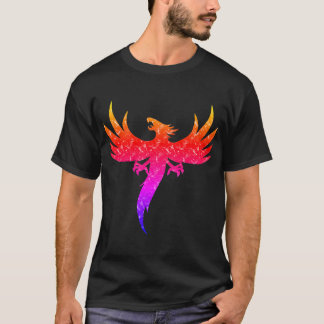 Camiseta Phoenix de levantamiento colorida