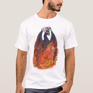 Camiseta Phoenix en llamas