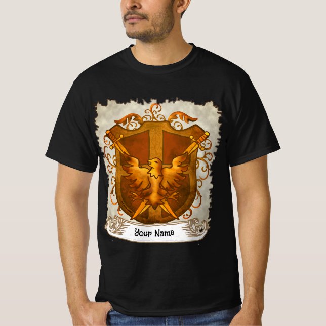 Camiseta Phoenix Family Crest Surname (Anverso)