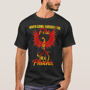Camiseta Phoenix Fire Bird Mythology Renacer Inspiración Mo