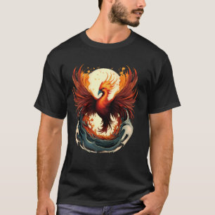 Camiseta Phoenix Firebird Mithic Bird Splash Artwork Phoin
