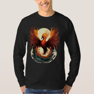 Camiseta Phoenix Firebird Mithic Bird Splash Artwork Phoin