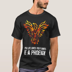 Camiseta Phoenix Flames Empowerment Levantamiento Inspirado