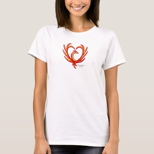 Camiseta Phoenix Heart, MeWarriorWoman en Twitch (Anverso)