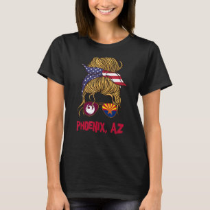 Camiseta Phoenix Para Chicas Phoenix Arizona Bandera Orgull
