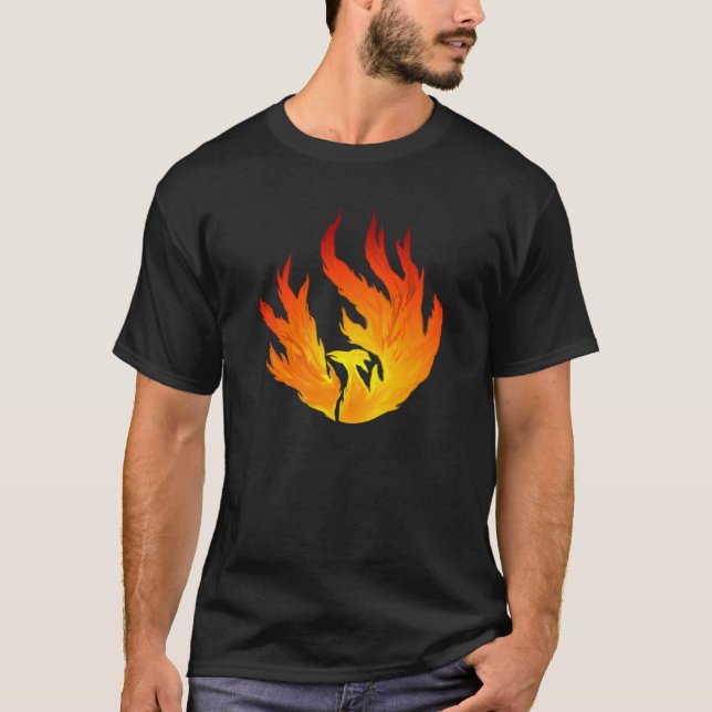 Camiseta Phoenix para los t oscuros (Anverso)