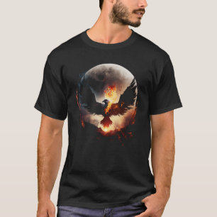 Camiseta Phoenix Rising From Ashes Resurrectio Rebirth New 