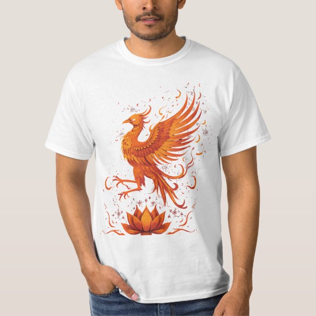 Camiseta Phoenix Rising - Símbolo de fuerza y renovación (Anverso)