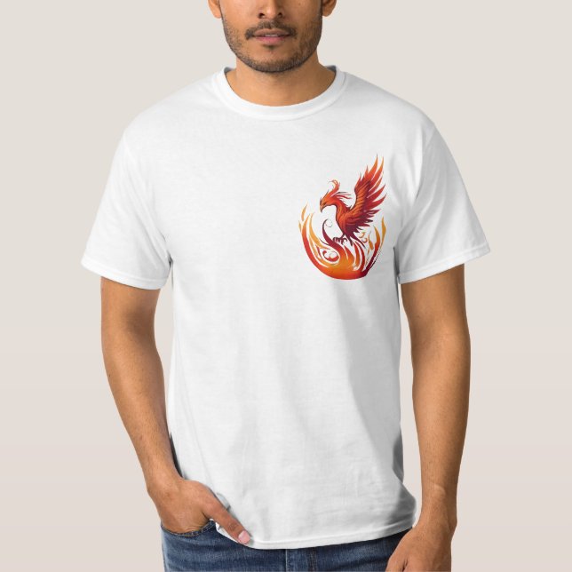 Camiseta Phoenix Rising - Símbolo de fuerza y renovación (Anverso)