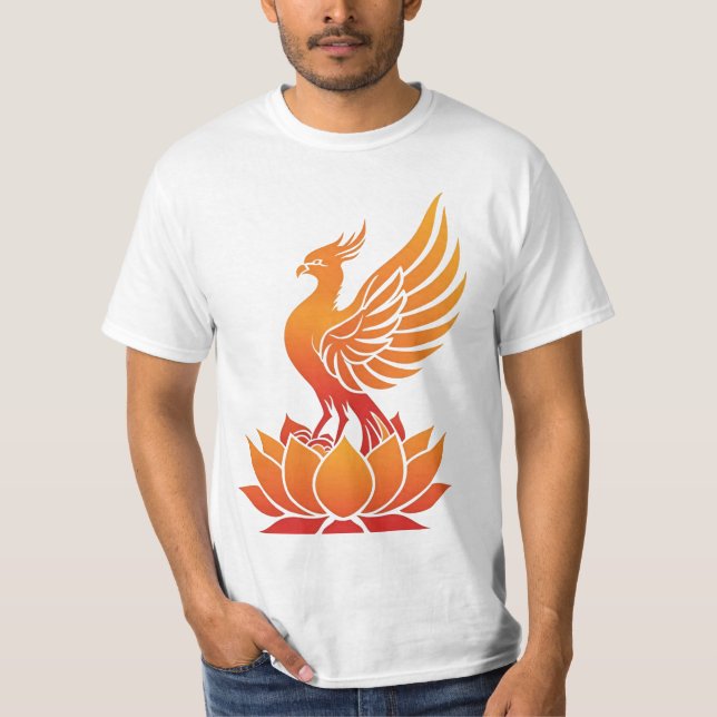 Camiseta Phoenix Rising - Símbolo de fuerza y renovación (Anverso)