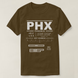 Camiseta Phoenix Sky Harbour Int'l Airport PHX T-Shirt