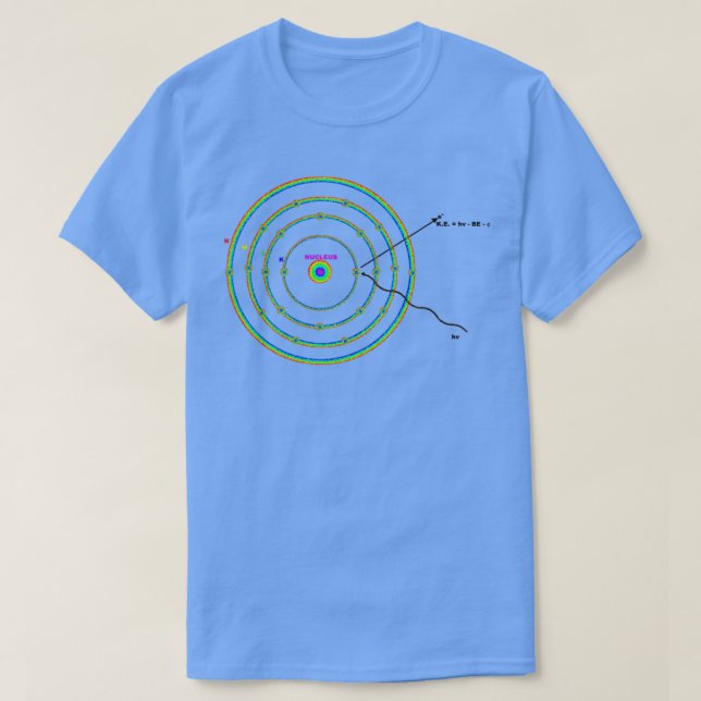 Camiseta Photoelectron Spectroscopy  (Diseño del anverso)