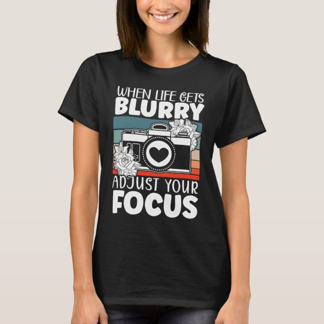 Camiseta Photography Camera Picture Image Resolution Photog (Anverso)