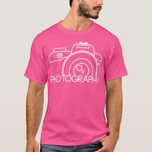 Camiseta Photography 	 Cool Camera Photographer Gift Tee (Anverso)