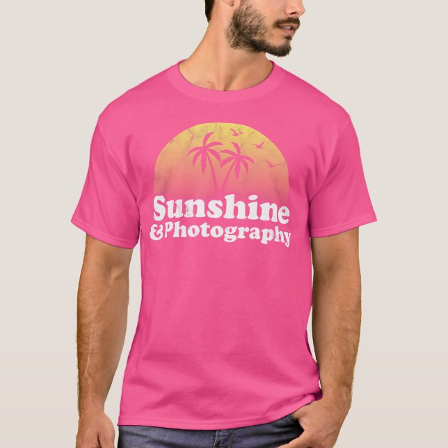 Camiseta Photography Gift - Sunshine And Photography (Anverso)