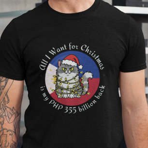Camiseta PHP 355 mil millones de Navidad Filipinas Corrupci