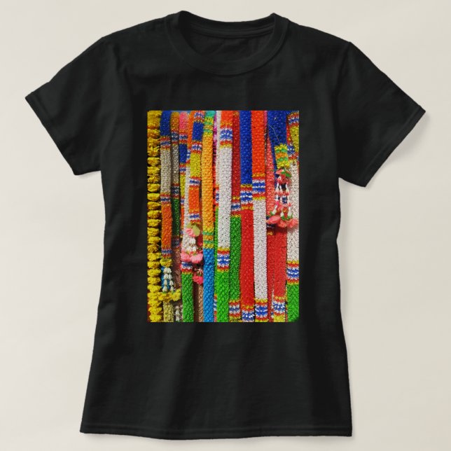 Camiseta Phuang Maalai - Garland floral tailandés (Diseño del anverso)