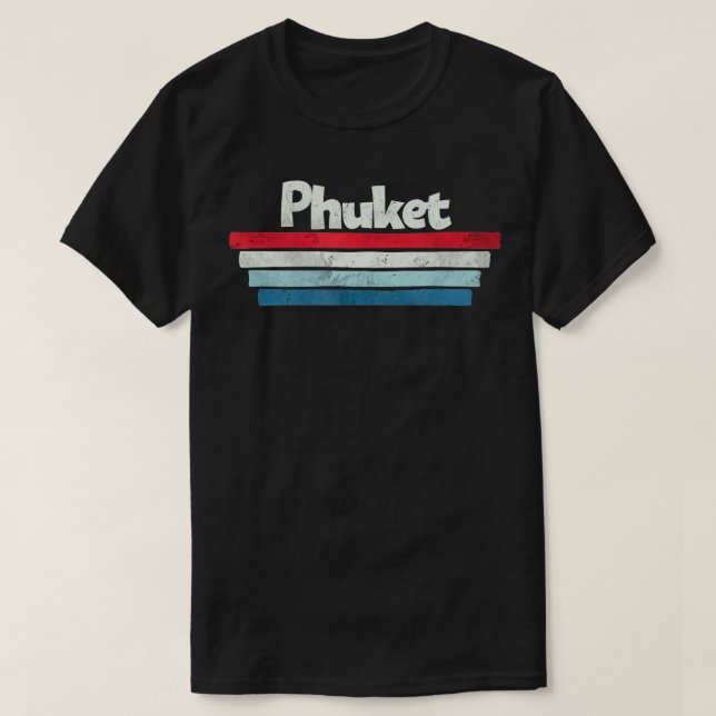Camiseta Phuket de la Vieja Retro 70 de los 80 (Diseño del anverso)