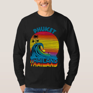Camiseta Phuket Tailandia Retro Recuerdo Surf y Playa Recue