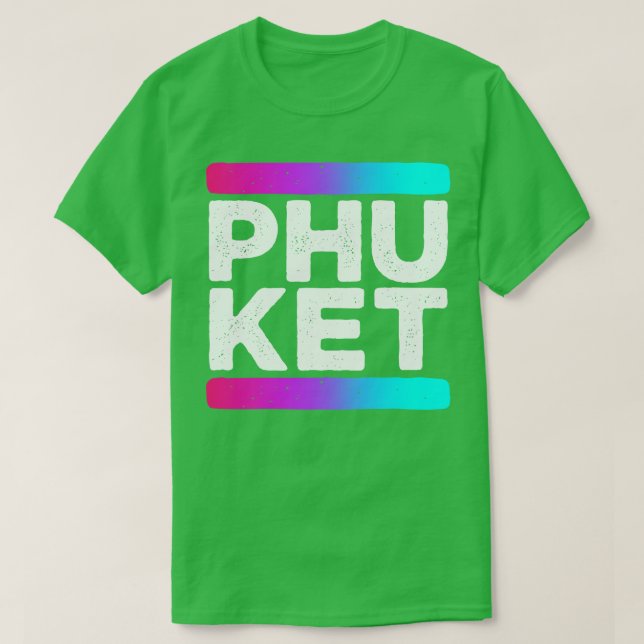 Camiseta Phuket Thailand (Diseño del anverso)