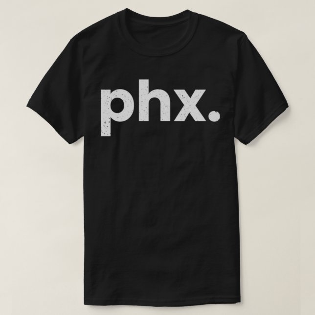 Camiseta PHX Phoeni Arizona Airport Code List PHX Pullover (Diseño del anverso)