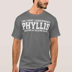 Camiseta Phyllis Nombre personal Mujeres Chica Funny Phylli