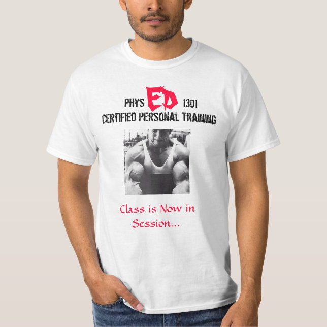Camiseta Phys Ed 1301 - instructor personal (Anverso)