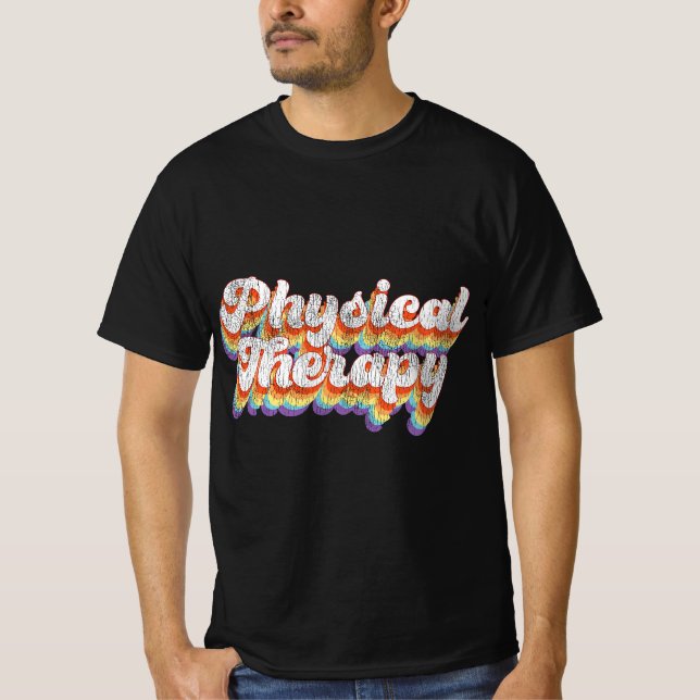 Camiseta Physical Therapy Therapist Assistant Retro Vintage (Anverso)