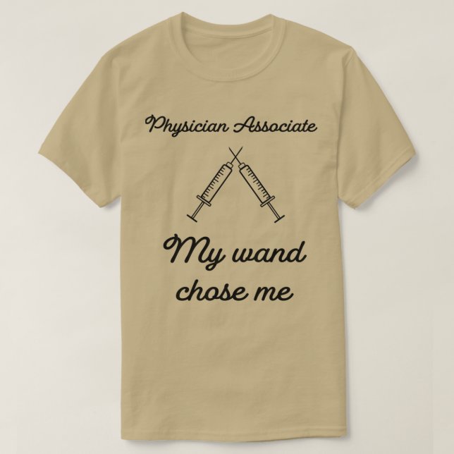Camiseta Physician associate My wand chose me (Diseño del anverso)