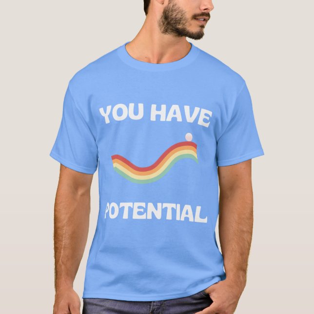 Camiseta Physics teacher funny you have potential teacher d (Anverso)