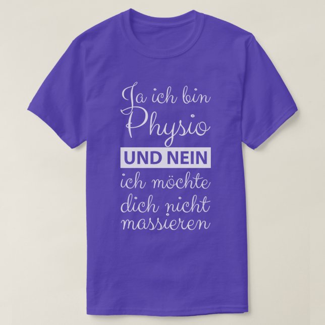 Camiseta Physioterapeuta de fisioterapeutas 4 (Diseño del anverso)