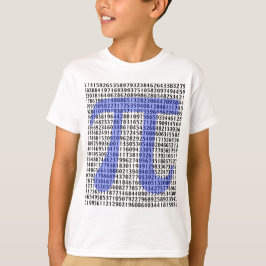 Camiseta Pi 3.14 a cientos de dígitos